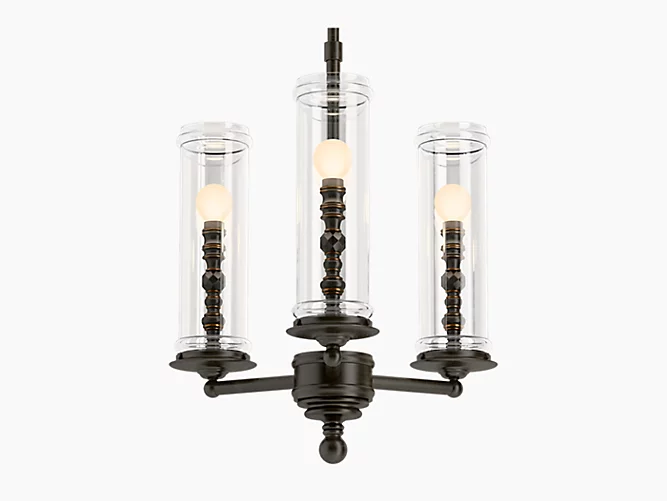 Three-light chandelier-0-large